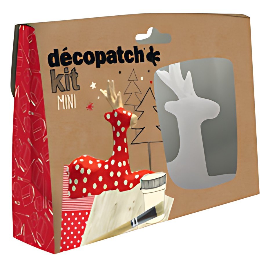 décopatch Kit papier mâché "Renne", 5 pièces