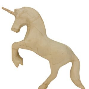 décopatch Support en papier mâché "Licorne", 120 mm
