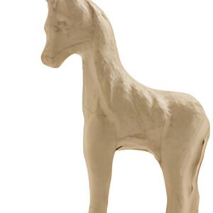 décopatch Support en papier mâché "Licorne 2", 165 mm