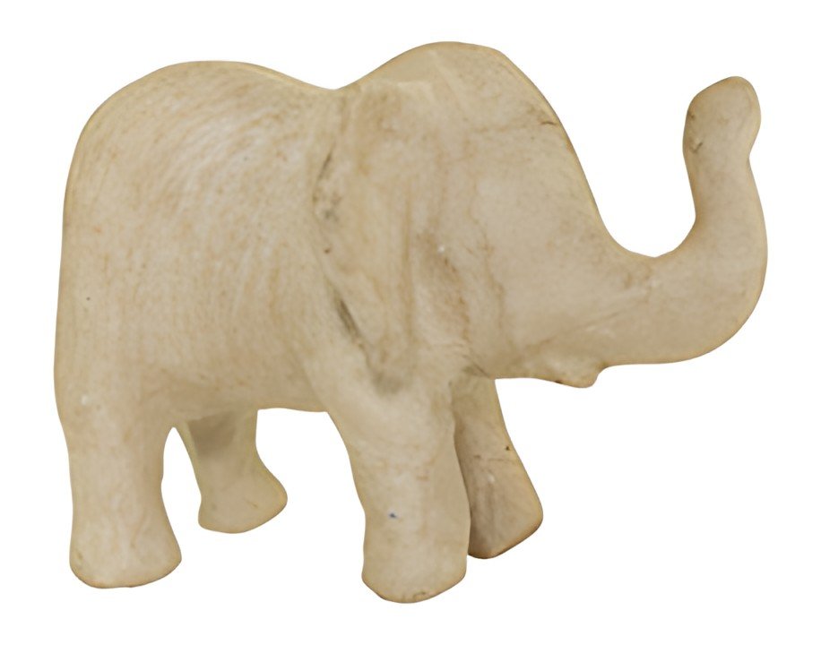 décopatch Support en papier mâché "Eléphant", 70 mm