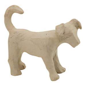 décopatch Support en papier mâché "Chien", 85 mm