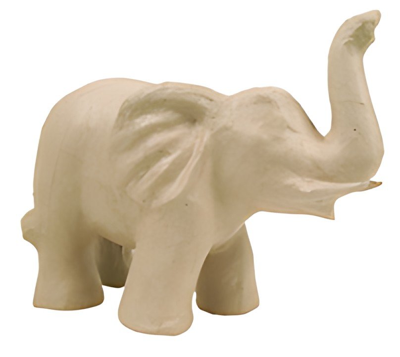 décopatch Support en papier mâché "Eléphant 2", 170 mm