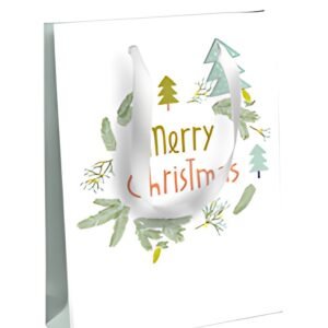 Clairefontaine Sac cadeau de Noël "Neige", moyen