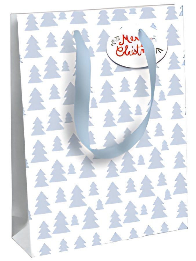 Clairefontaine Sac cadeau de Noël "Empreintes", large