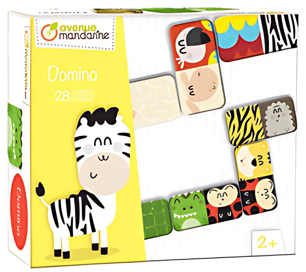 My Mandarine Domino "Animaux et textures"