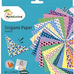 My Mandarine Feuilles à plier Origami Paper "Geometric"