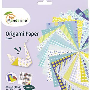 My Mandarine Feuilles à plier Origami Paper "Flowers"