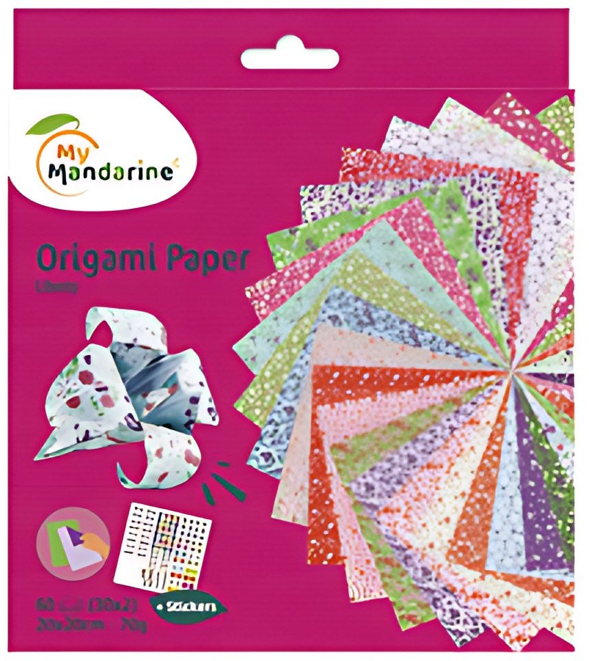 My Mandarine Feuilles à plier Origami Paper "Liberty"