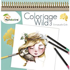 My Mandarine Carnet de coloriage "Wild 3"