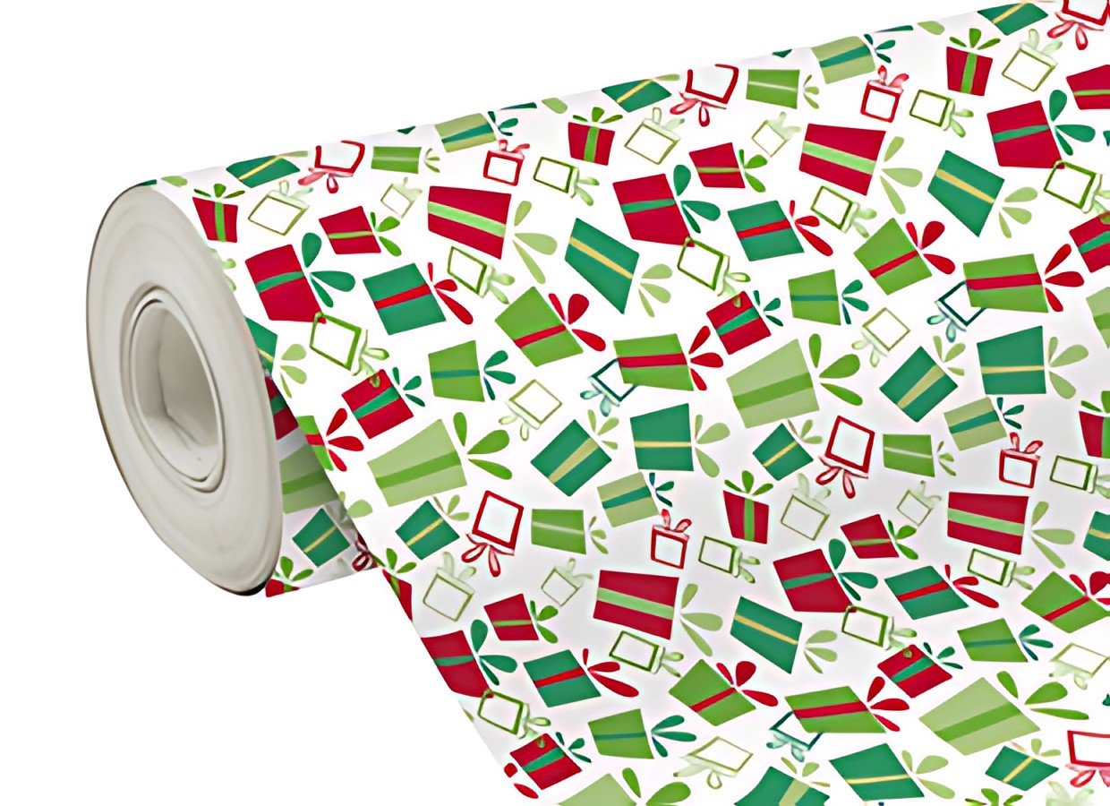 Clairefontaine Papier cadeau de Noël "Cadeaux", grand format