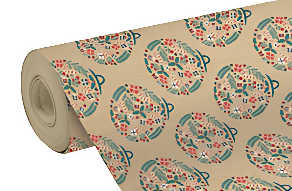 Clairefontaine Papier cadeau de Noël "Boules de Noël"