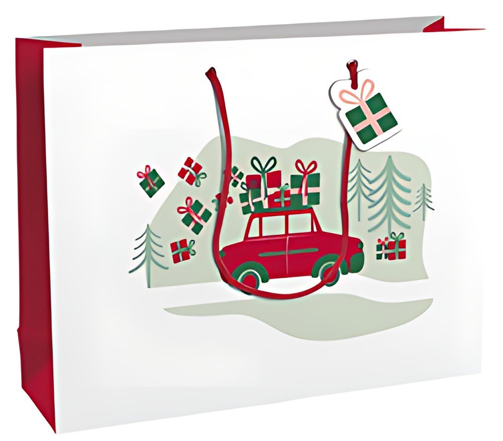 Clairefontaine Sac cadeau de Noël "Hohoho", shopping