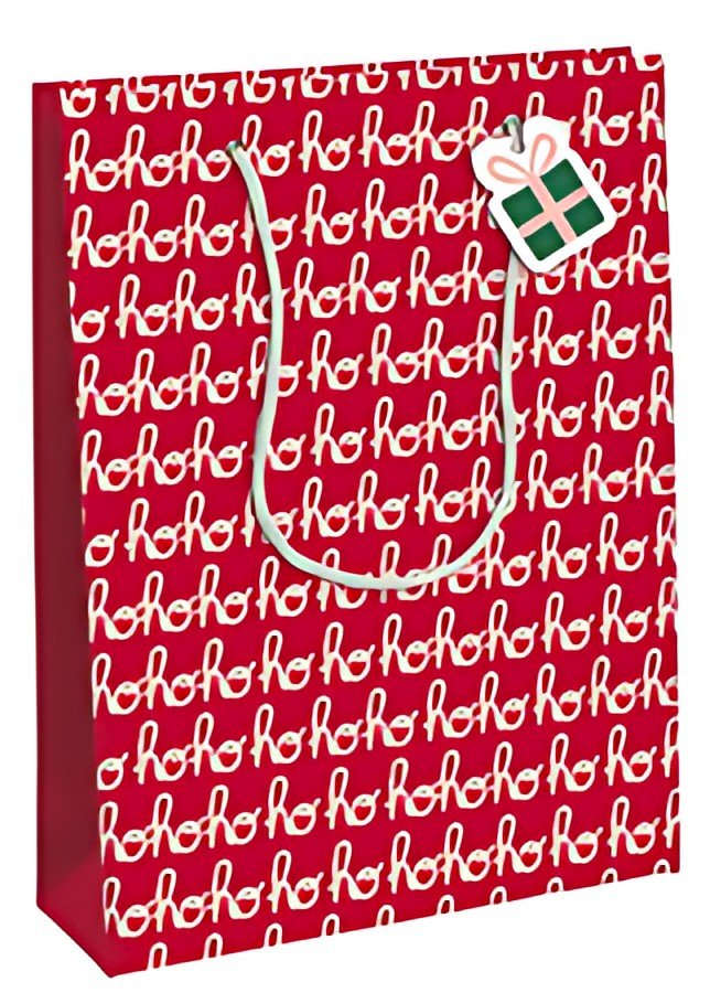 Clairefontaine Sac cadeau de Noël "Hohoho", large