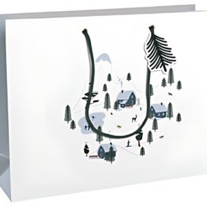 Clairefontaine Sac cadeau de Noël "Winter", shopping