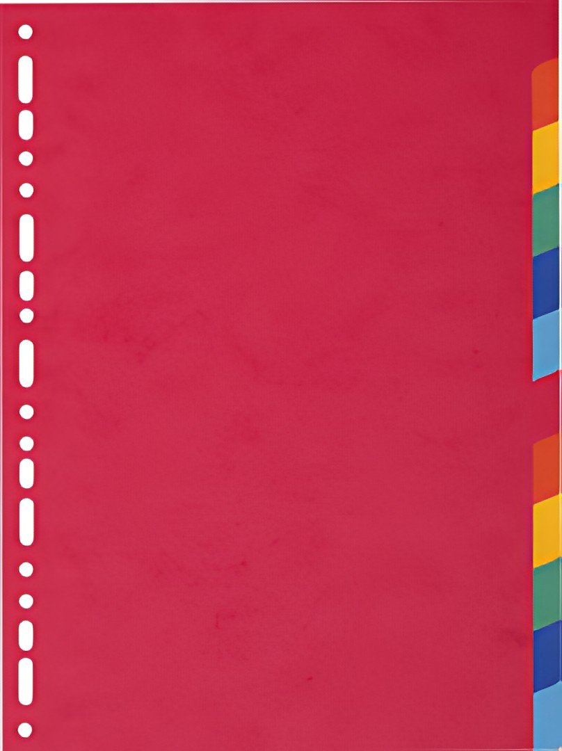 EXACOMPTA Intercalaires en carton, A4, 12 touches