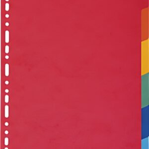 EXACOMPTA Intercalaires en carton, A4 Maxi, 6 touches