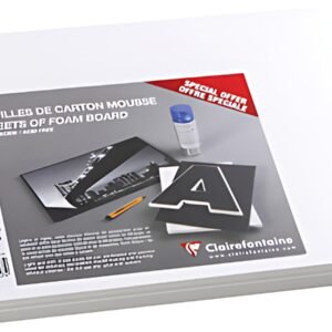 Clairefontaine Carton mousse, 210 x 297 mm (A4), 5 mm, blanc