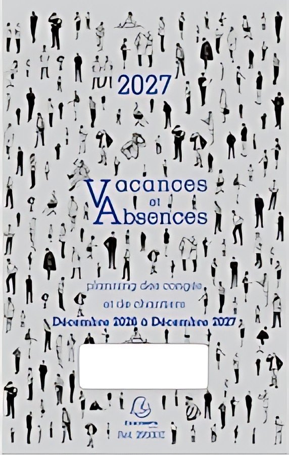 EXACOMPTA Planning des congés 2026/2027, décembre à décembre