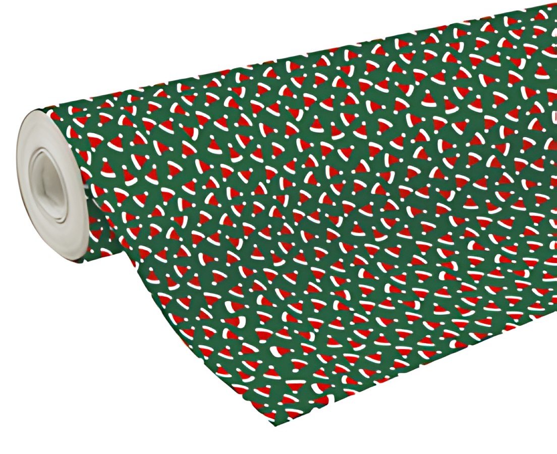 Clairefontaine Papier cadeau de Noël "Bonnets de Noël"