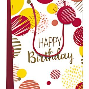 Clairefontaine Sac cadeau "Happy Birthday rose", large
