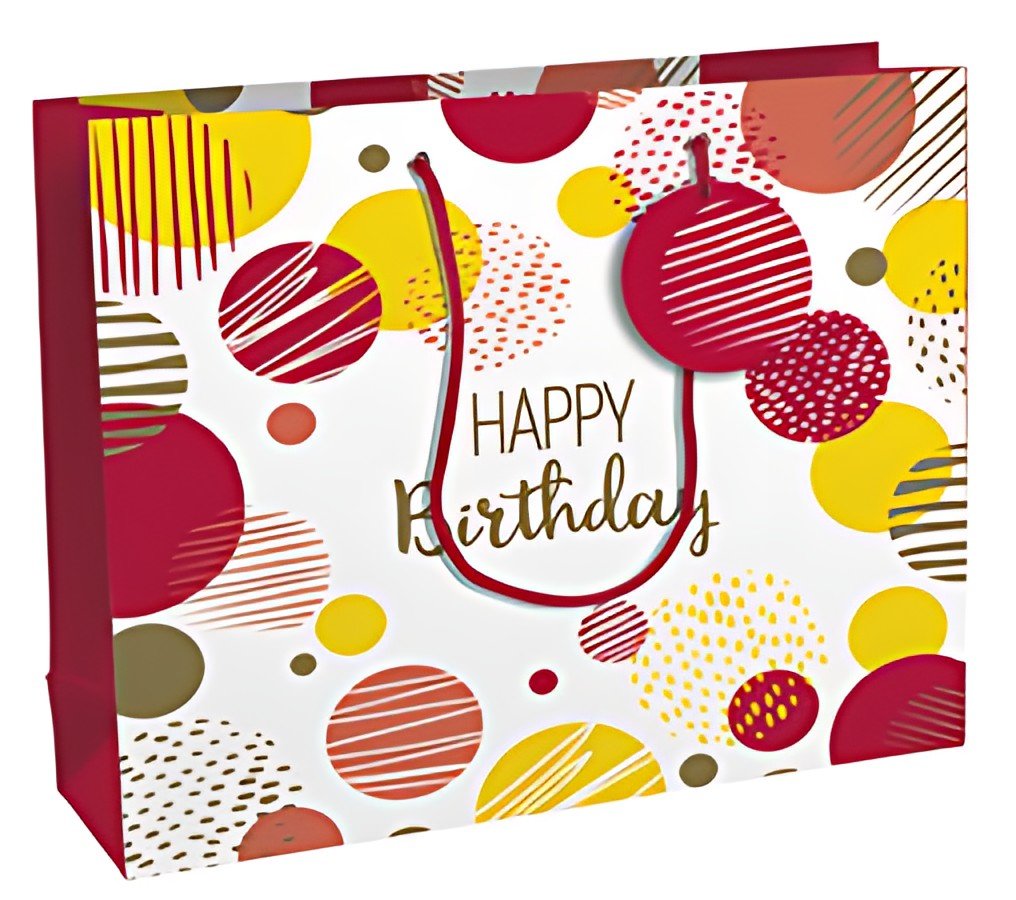 Clairefontaine Sac cadeau "Happy Birthday rose", shopping