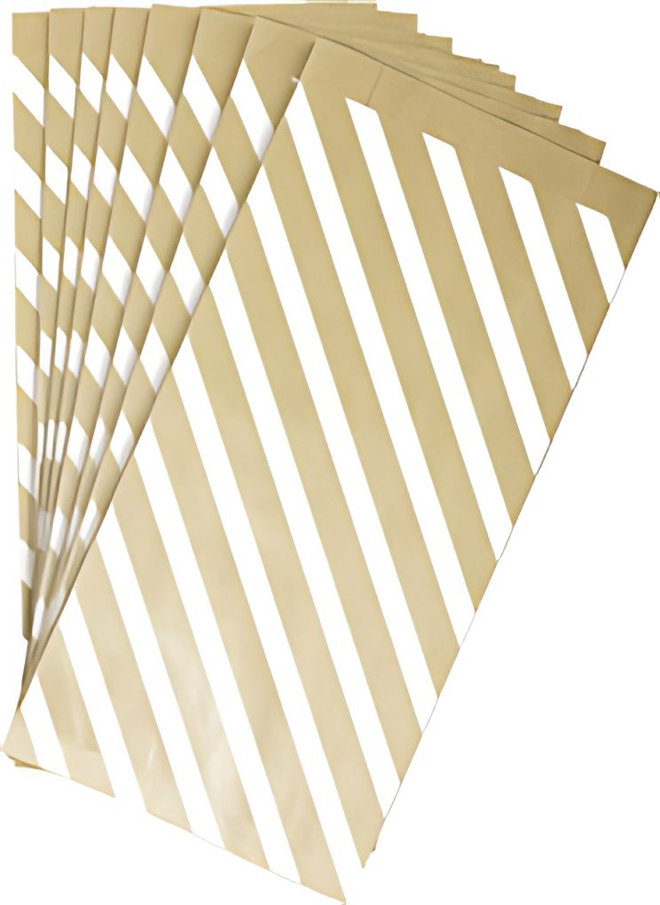 Clairefontaine Pochette en papier à fond plat "Rayures"