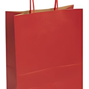 Clairefontaine Sac en papier, grand, rouge