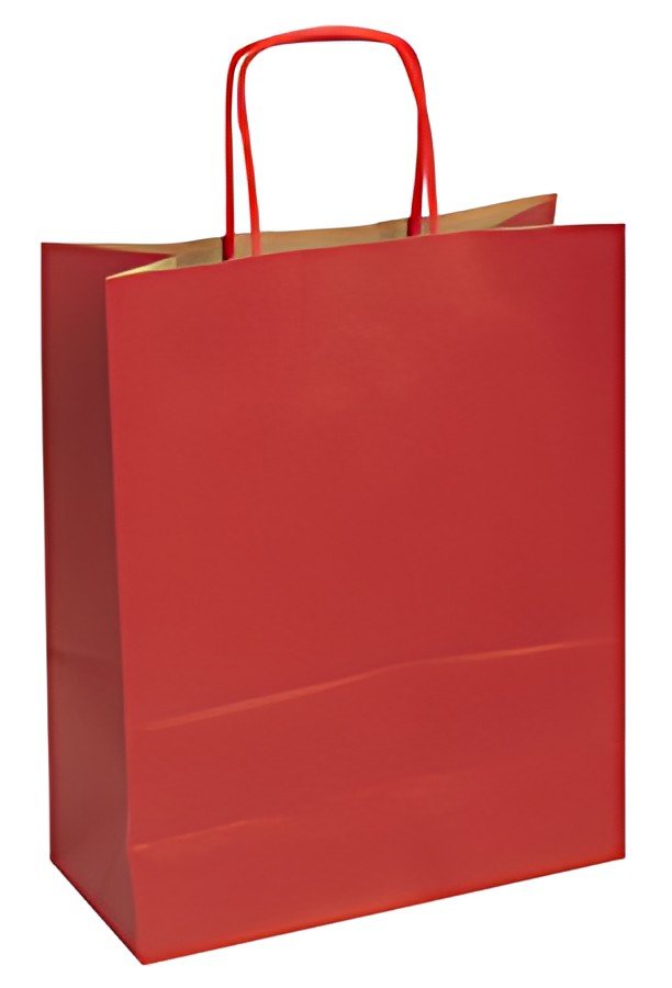 Clairefontaine Sac en papier, grand, rouge
