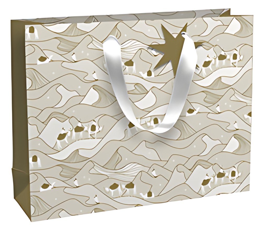 Clairefontaine Sac cadeau de Noël "Noël des Sables",shopping