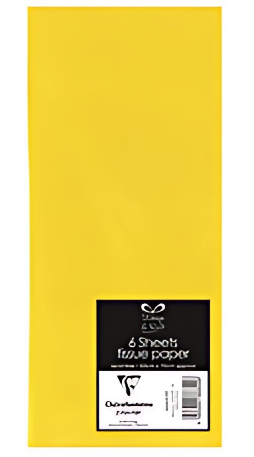 Clairefontaine Papier de soie, (l)500 x (H)700 mm, jaune