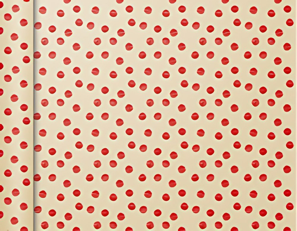 Clairefontaine Papier cadeau "Tiny Rolls pois rouges"