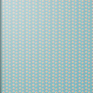 Clairefontaine Papier cadeau "Tiny Rolls fleurs bleues"