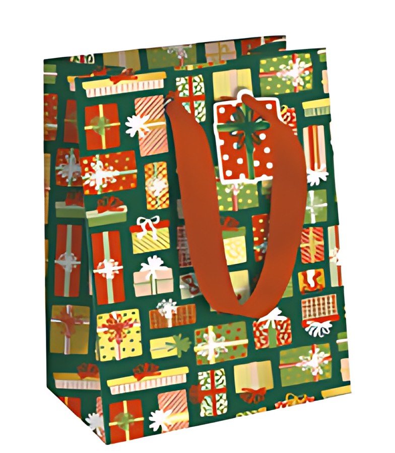 Clairefontaine Sac cadeau de Noël "Sweet Christmas", moyen