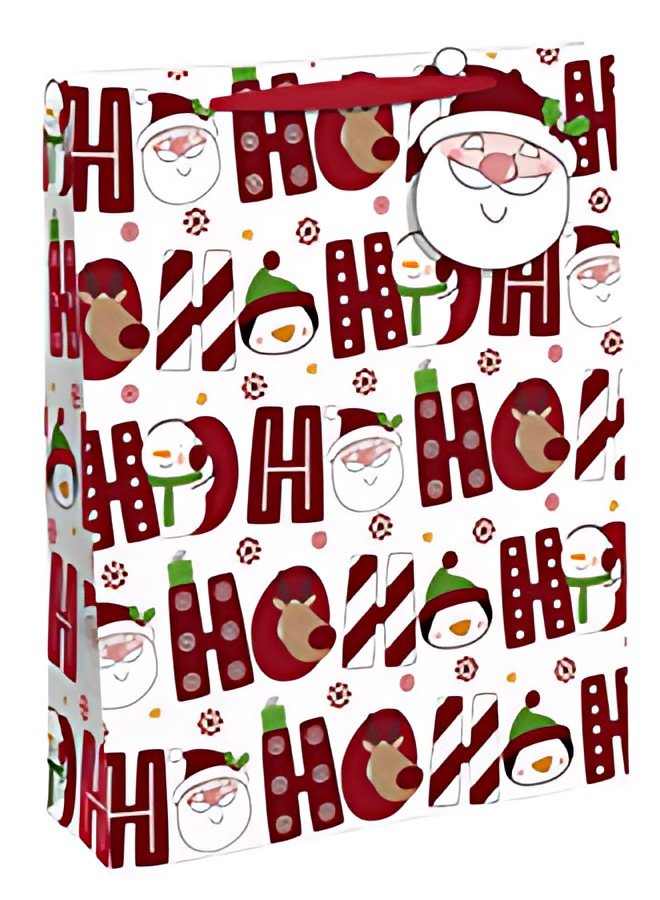 Clairefontaine Sac cadeau de Noël "Hohoho II", large