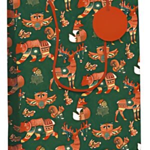 Clairefontaine Sac cadeau de Noël "Forest", large