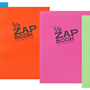 Clairefontaine Carnet d'esquisse 1/2 ZAP BOOK, A5, 80 g/m2