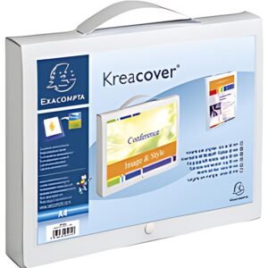 EXACOMPTA Boîte valisette avec poignée Kreacover, A4, PP