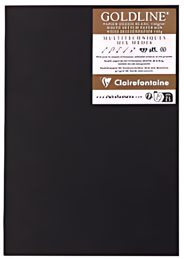 Clairefontaine Carnet de dessin GOLDLINE, A4, noir