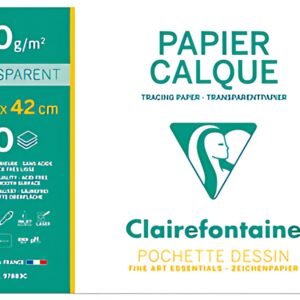 Clairefontaine Papier calque, 90/95 g/m2, A3