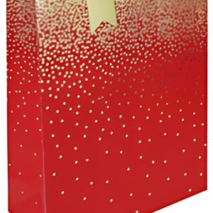 Clairefontaine Sac cadeau de Noël "Pluie d'étoiles rouge"