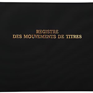 EXACOMPTA Registre "Mouvements de titre", 240 x 320 mm