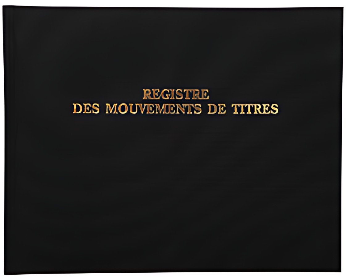 EXACOMPTA Registre "Mouvements de titre", 240 x 320 mm