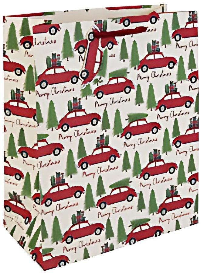 Clairefontaine Sac cadeau de Noël "Voiture de Noël"