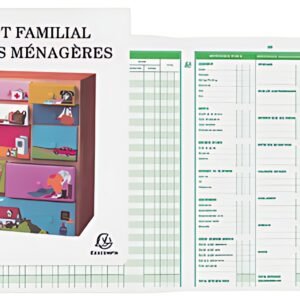 EXACOMPTA Piqûre "Budget dépenses ménagères", 270 x 250 mm