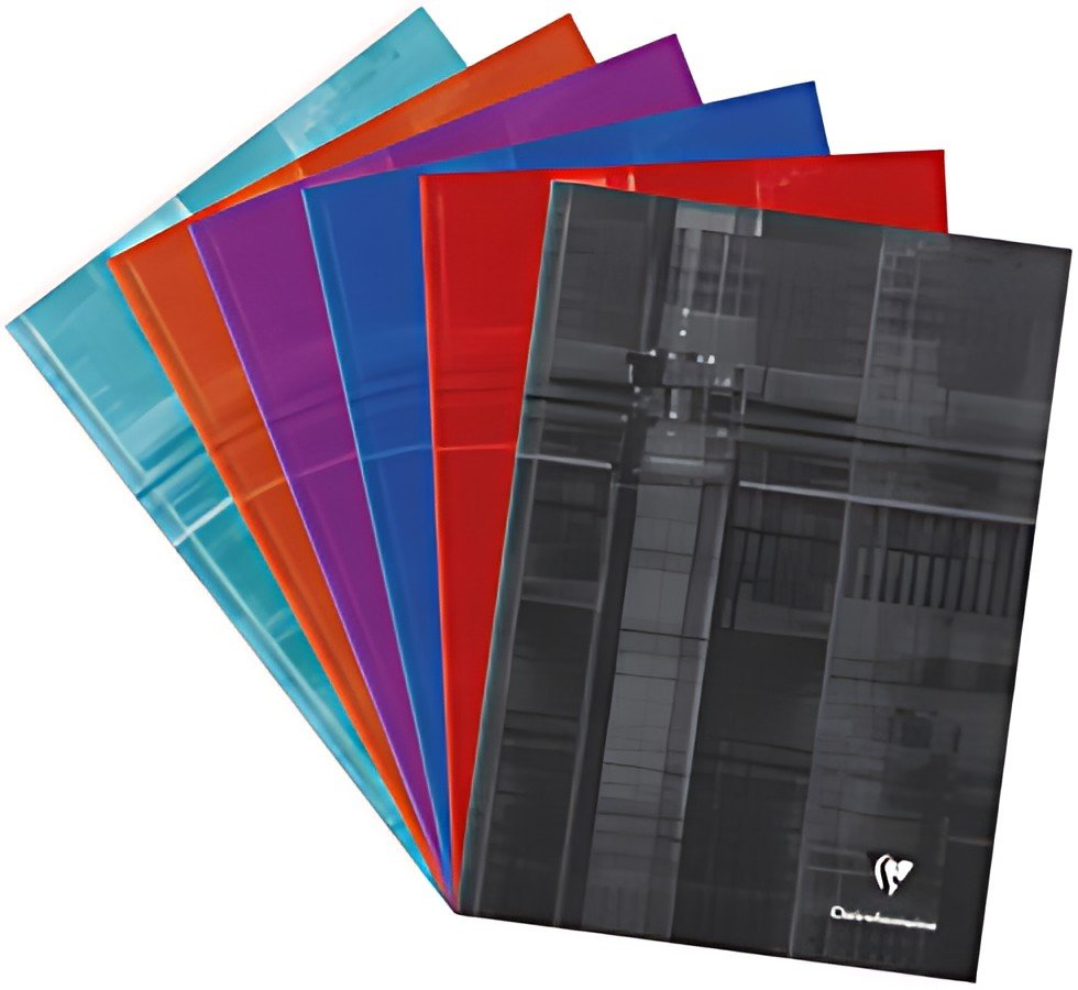 Clairefontaine Cahier broché rembordé rigide, A4, quadrillé