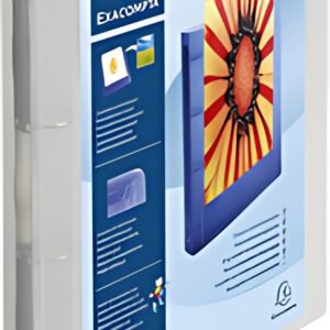 EXACOMPTA Classeur personnalisable Chromaline, A4 Maxi,blanc