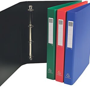 EXACOMPTA Classeur à anneaux, PP, 2 anneaux, A4, gris