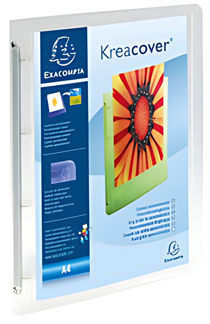 EXACOMPTA Classeur personnalisable Chromaline, A4, blanc