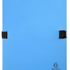 EXACOMPTA Chemise à dos extensible N'CLIP, A4, bleu