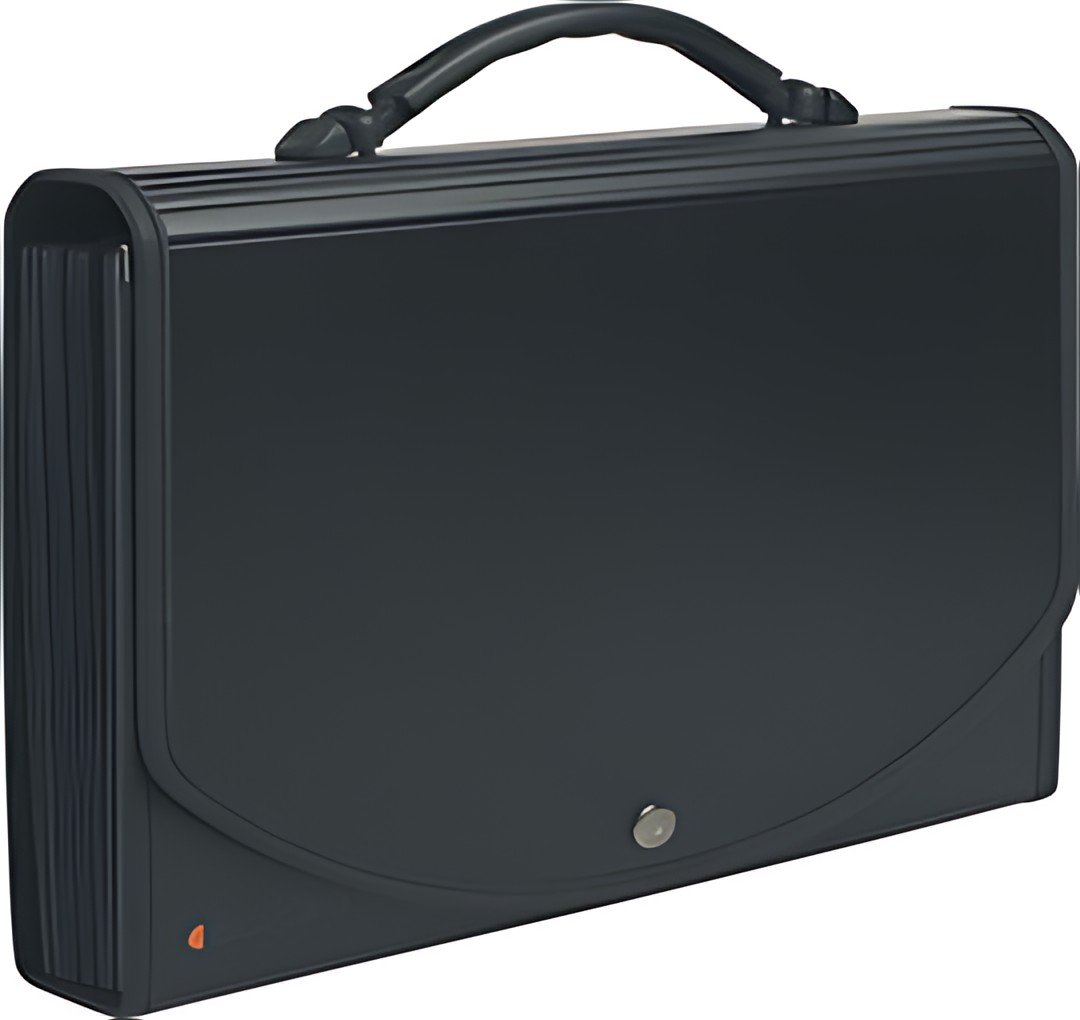 EXACOMPTA Trieur valisette EXACASE, 13 compartiments, noir